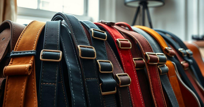 Como Escolher a Correia para Guitarra Ideal para Seu Estilo Como Escolher a Correia para Guitarra Ideal para Seu Estilo