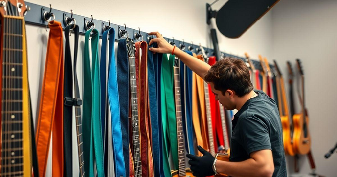 Escolha Ideal de Correias de Guitarra para Conforto e Estilo Escolha Ideal de Correias de Guitarra para Conforto e Estilo