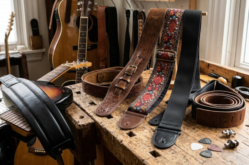 Correias para Guitarra: Guia Completo para Escolher a Ideal